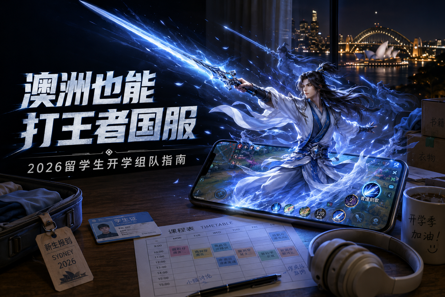 澳洲留学生怎么玩王者荣耀国服？2026开学季指南